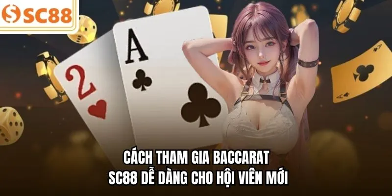 Cách tham gia Baccarat SC88 dễ dàng cho hội viên mới