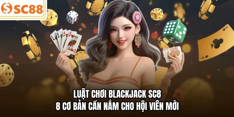 Luật chơi Blackjack SC88 cơ bản cần nắm cho hội viên mới